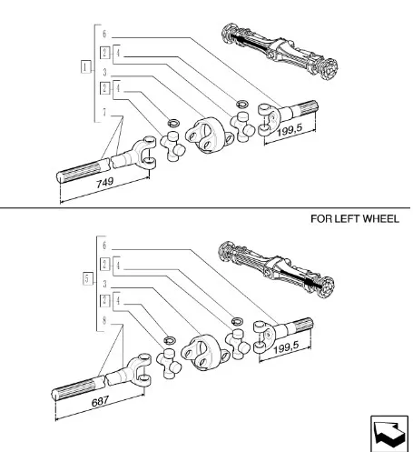 5191585 - полуось